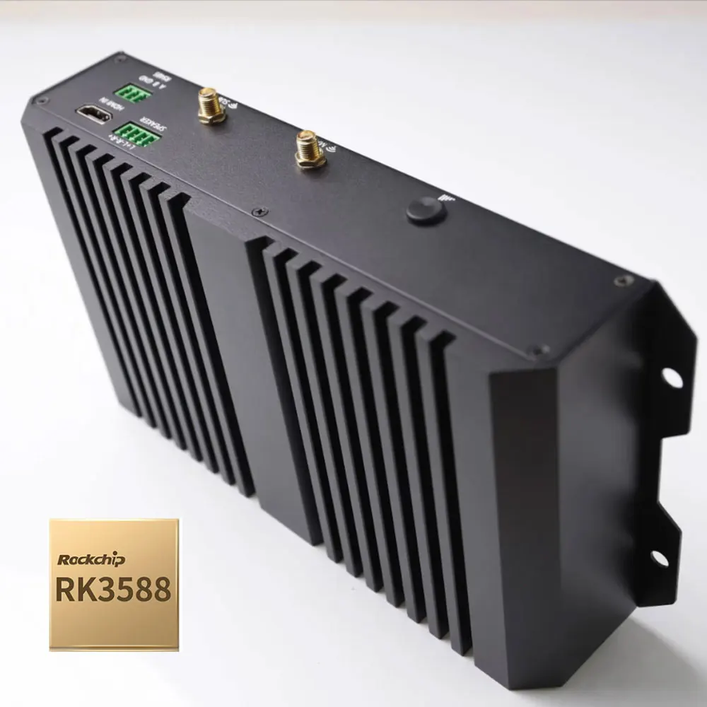 RK3588 Промышленный блок управления 8K с восьмиядерным процессором 6 топов NPU Daul Enthnet Android 12 Медиаплеер Box