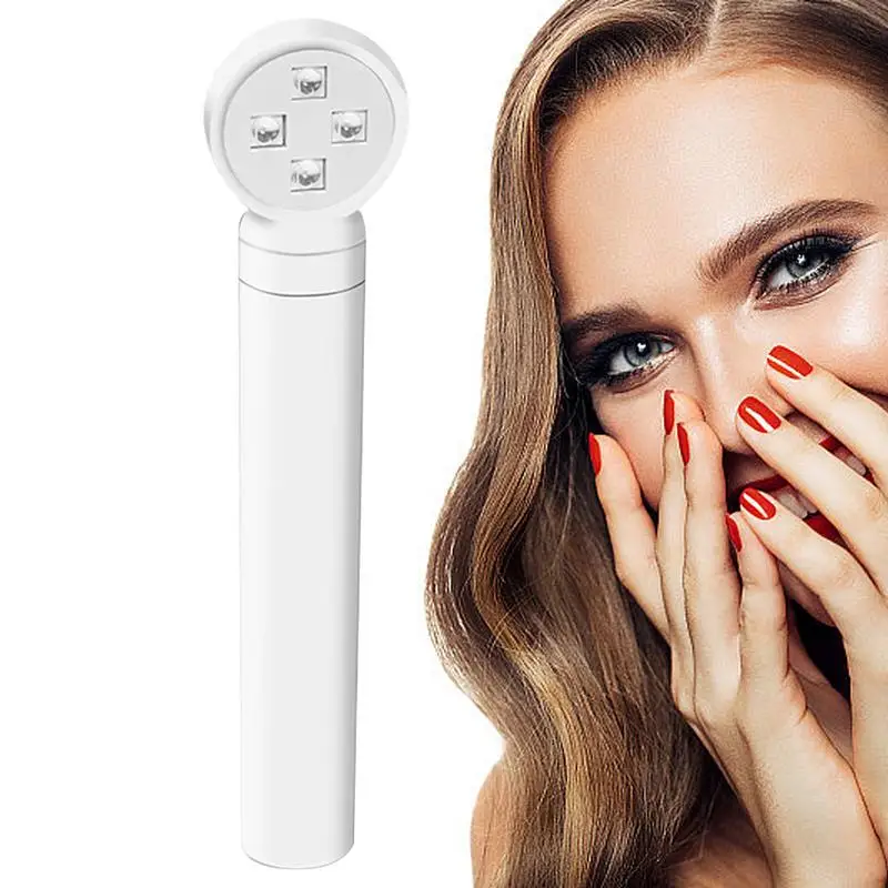 Lámpara UV para uñas, secador de uñas inalámbrico, recargable por USB, para secado rápido de Gel, minilinterna LED para arte de uñas de Gel