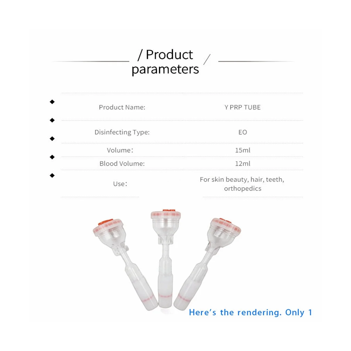 Imagem -03 - Y-prp Tubo para Plaquetas de Beleza Plasma Rico Prp Kit