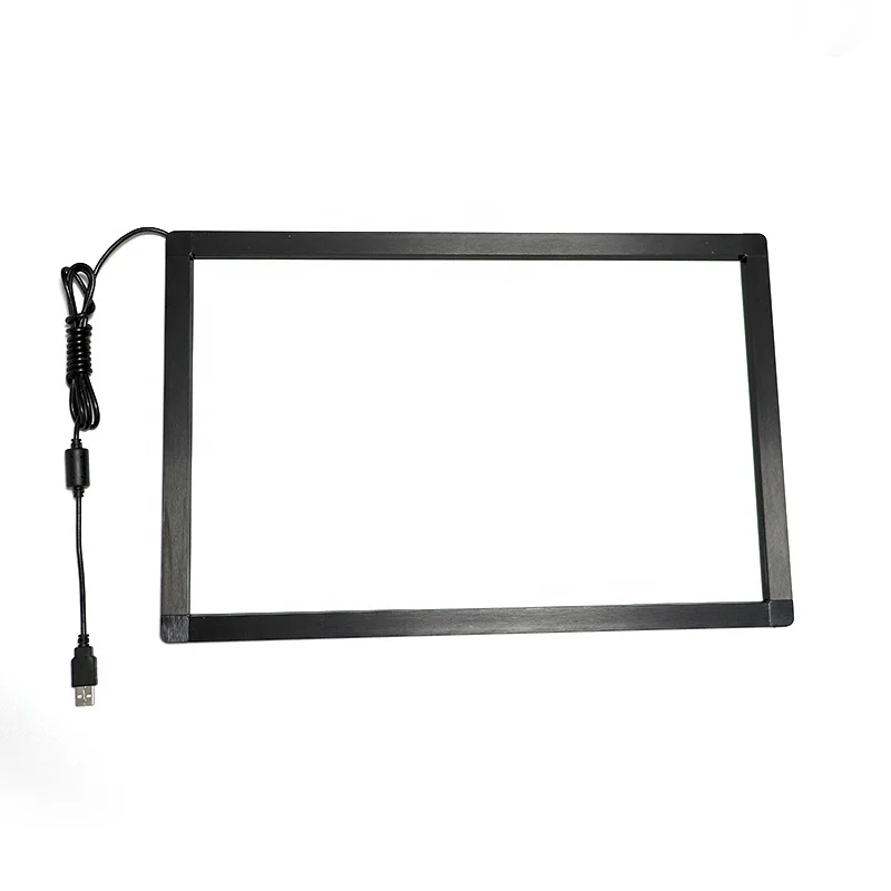 

10 Points 18.5 Inch Ir Multi Touch Screen Frame Panel Overlays Usb Power With Glass