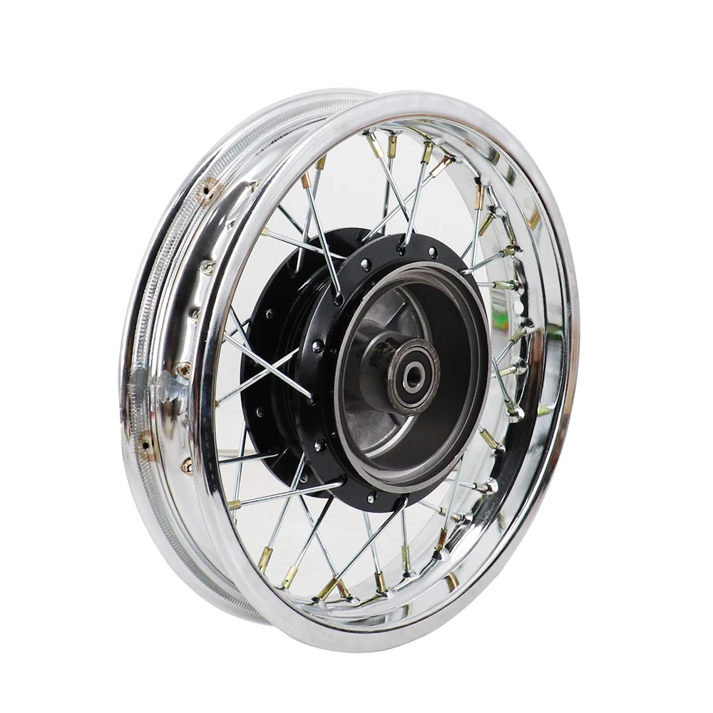 Motorcycle Accessories Front 2.50*17 And Rear 3.00*17 Rim Wheel With Drum Brake Replacement for Yamaha PY50 PW50