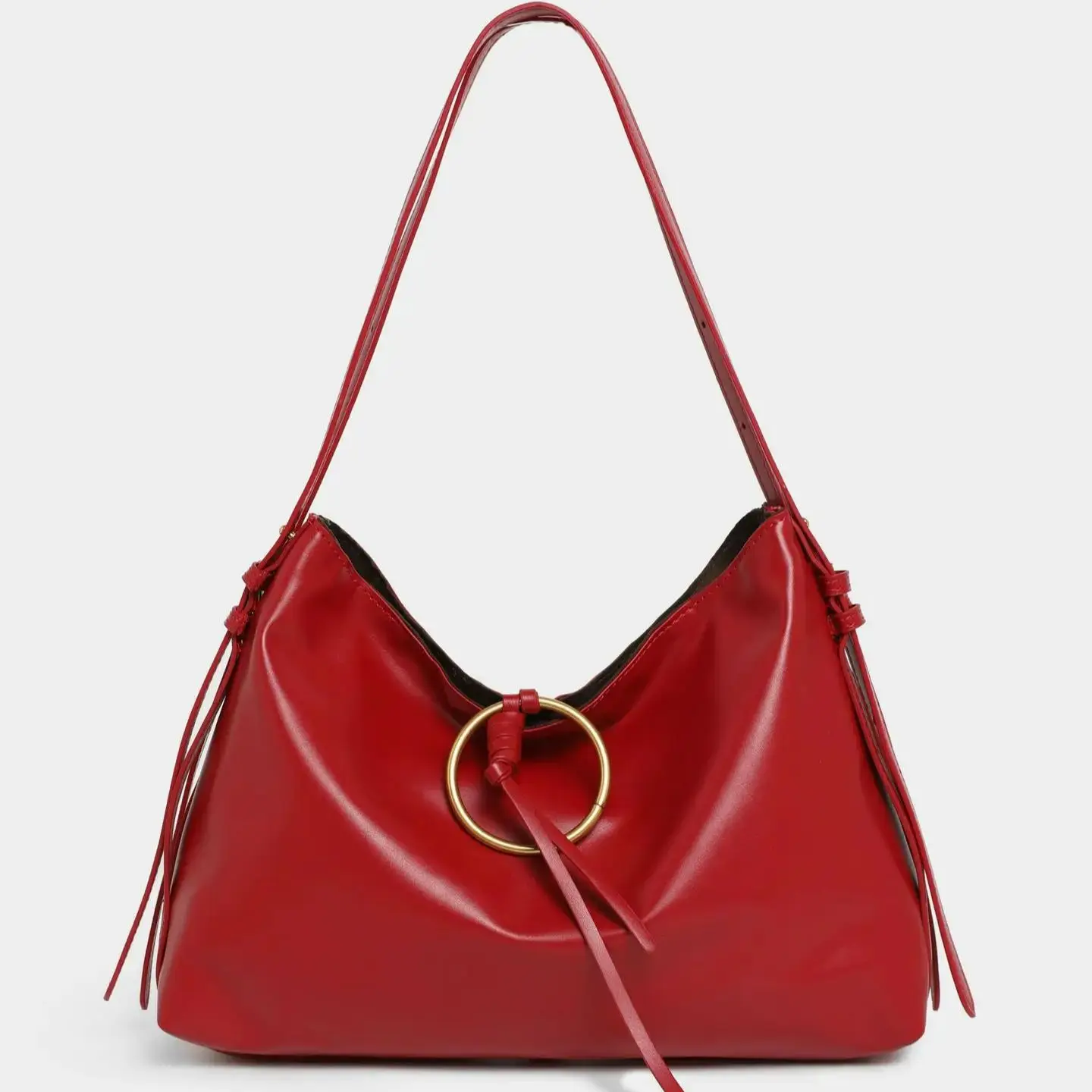 

Tote Bag PU Leather Handabg Trendy Top Handle Satchel Slouchy Shoulder Purse for Women Crossbody Bag Popular Bag