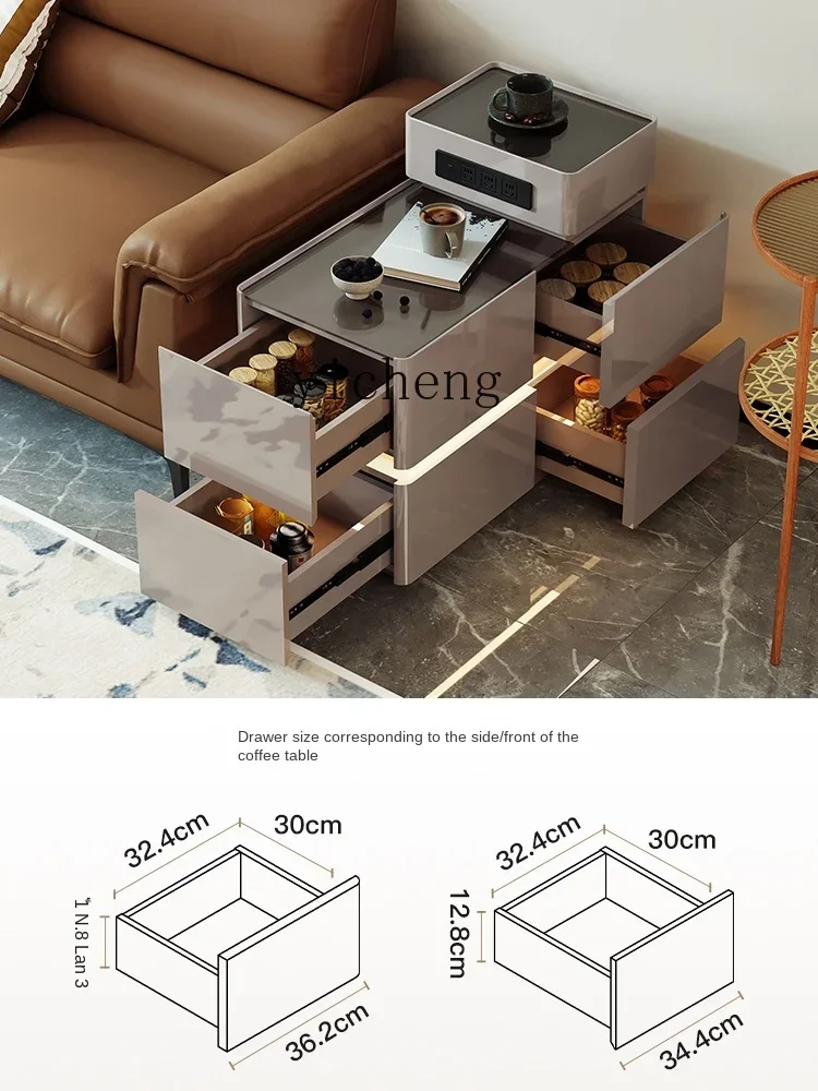 TQH sofa side few light luxury high-end feeling living room side multi-function modern simple storage cabinet