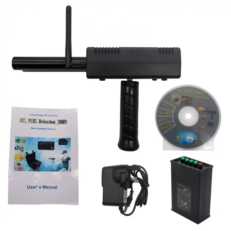 Popular 25m de profundidade aks plus detector de metais longo alcance prata cobre diamante ouro detector de metais profissional
