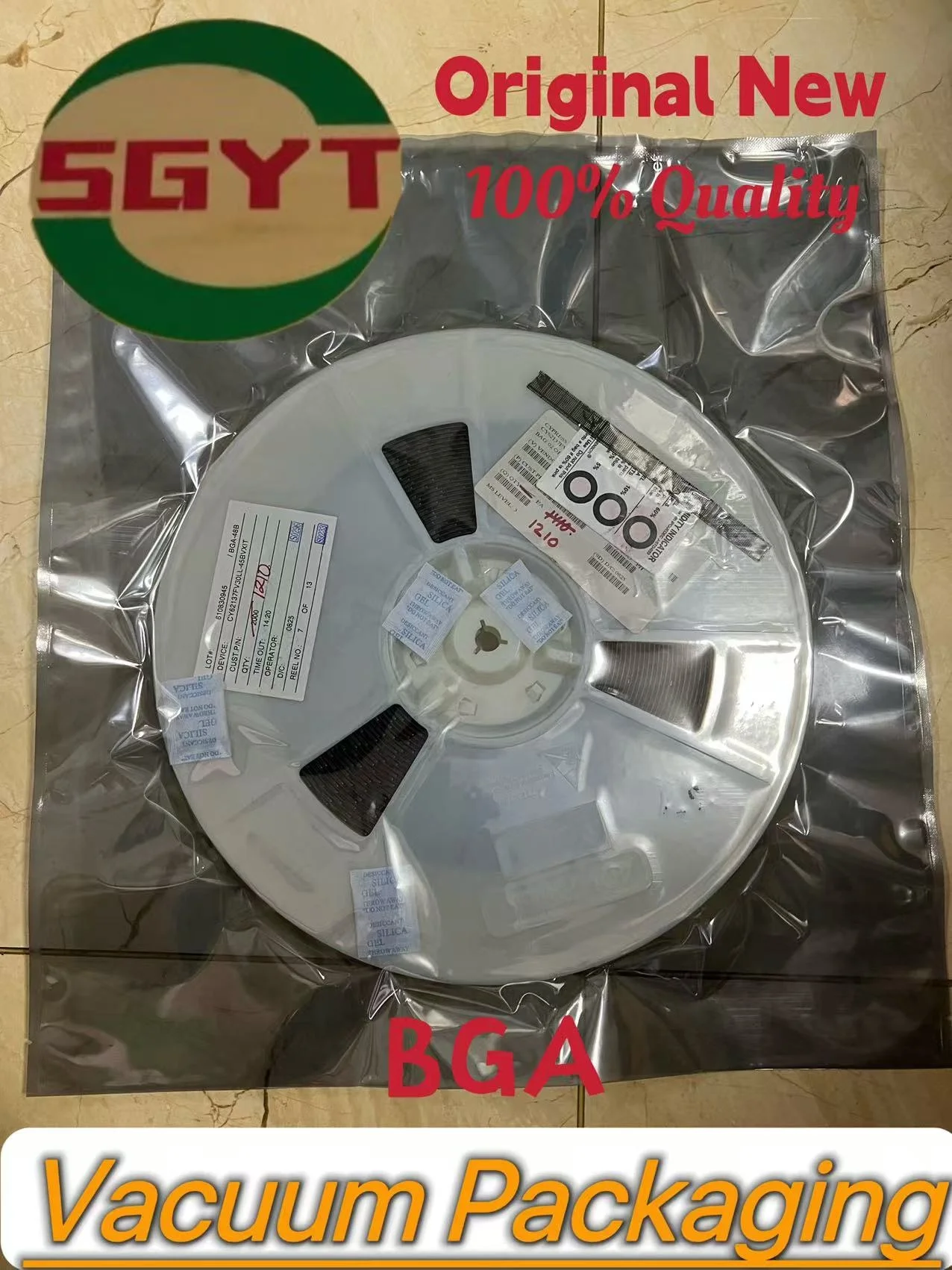 5PCS IC importé original spot CY62137FV30LL-45BVXIT SRAM Puce Async Simple 3V 2M-bit 128K x 16 45ns 48-Pin VFBGA T/R