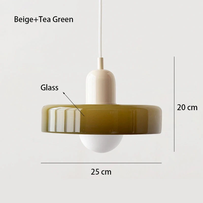 Nordic Retro Glazen Kroonluchter Woonkamer Eetkamer Slaapkamer Keuken Moderne Verlichting Decoratie Retro Verlichtingsarmatuur E27LED - afbeelding 1