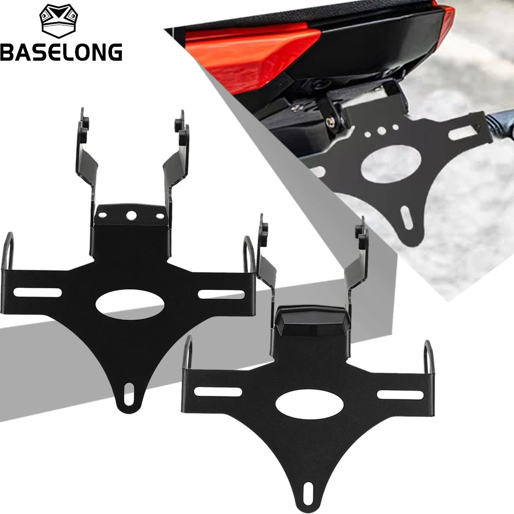 

Motorcycle Rear License Plate Holder Tail Light Bracket Fender For Yamaha MT-09 MT09 MT 09 SP 2024-2026 YZFR9 YZF-R9 2025-2026