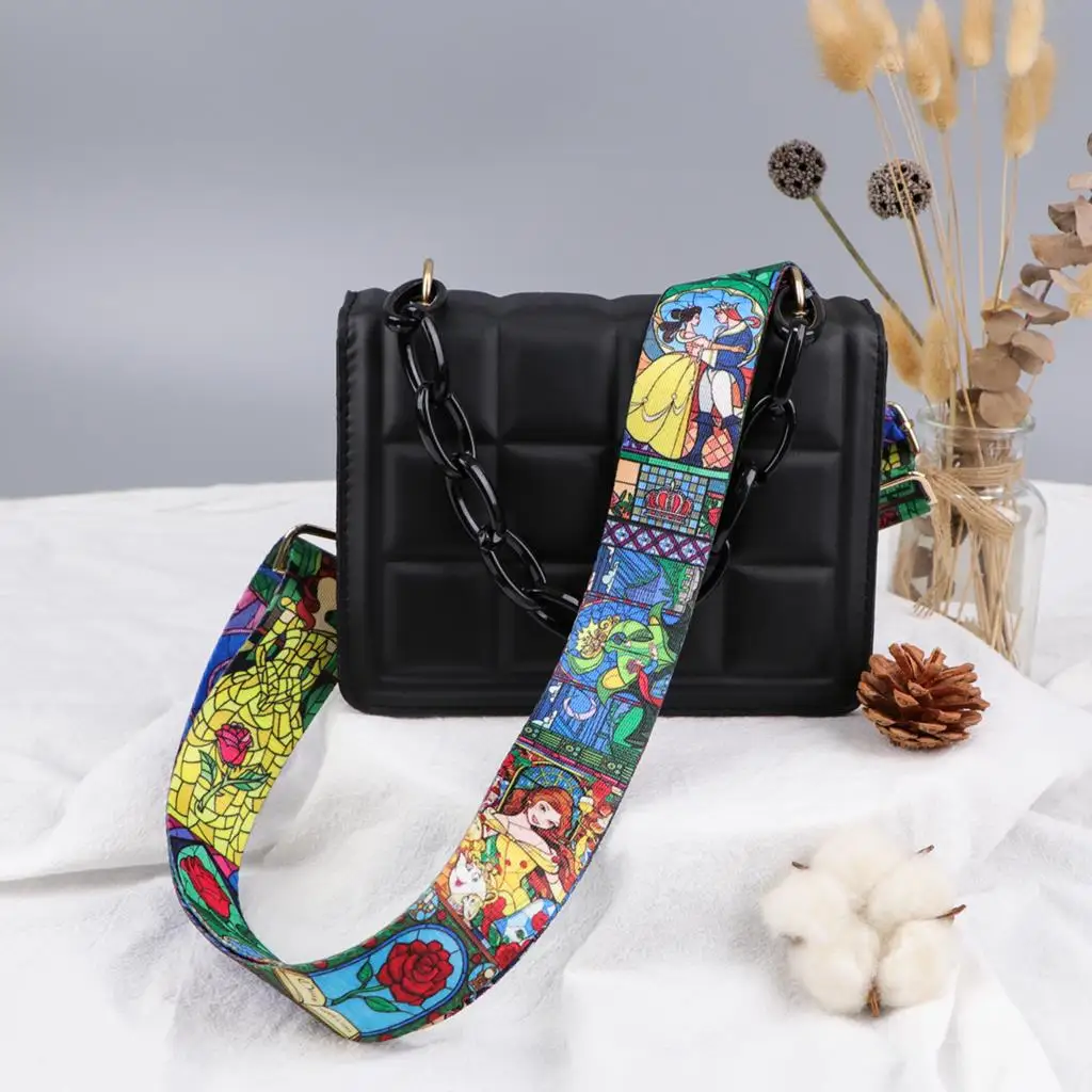 Bag Strap Trendy Woman Colored Straps for Crossbody Messenger Shoulder Bag Replacement Accessories Adjustable Belts Straps