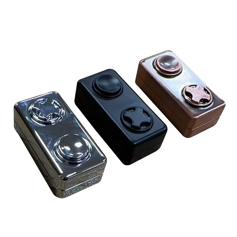 

Металлический слайдер Fidget Haptic Clicker, магнитная толкающая пластина для карты, EDC, антистресс, сенсорная игрушка, снимает тревогу, непоседание