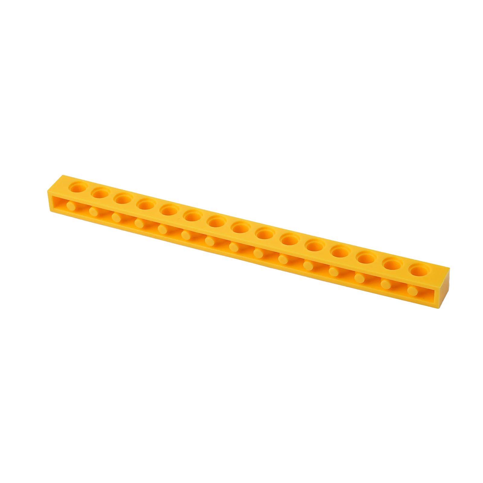 20 piezas tecnología de agujeros de haz amarillo piezas de bloques de construcción MOC 2730/3894/3700/6541/3895 montaje perforado accesorios de ladrillos de juguete