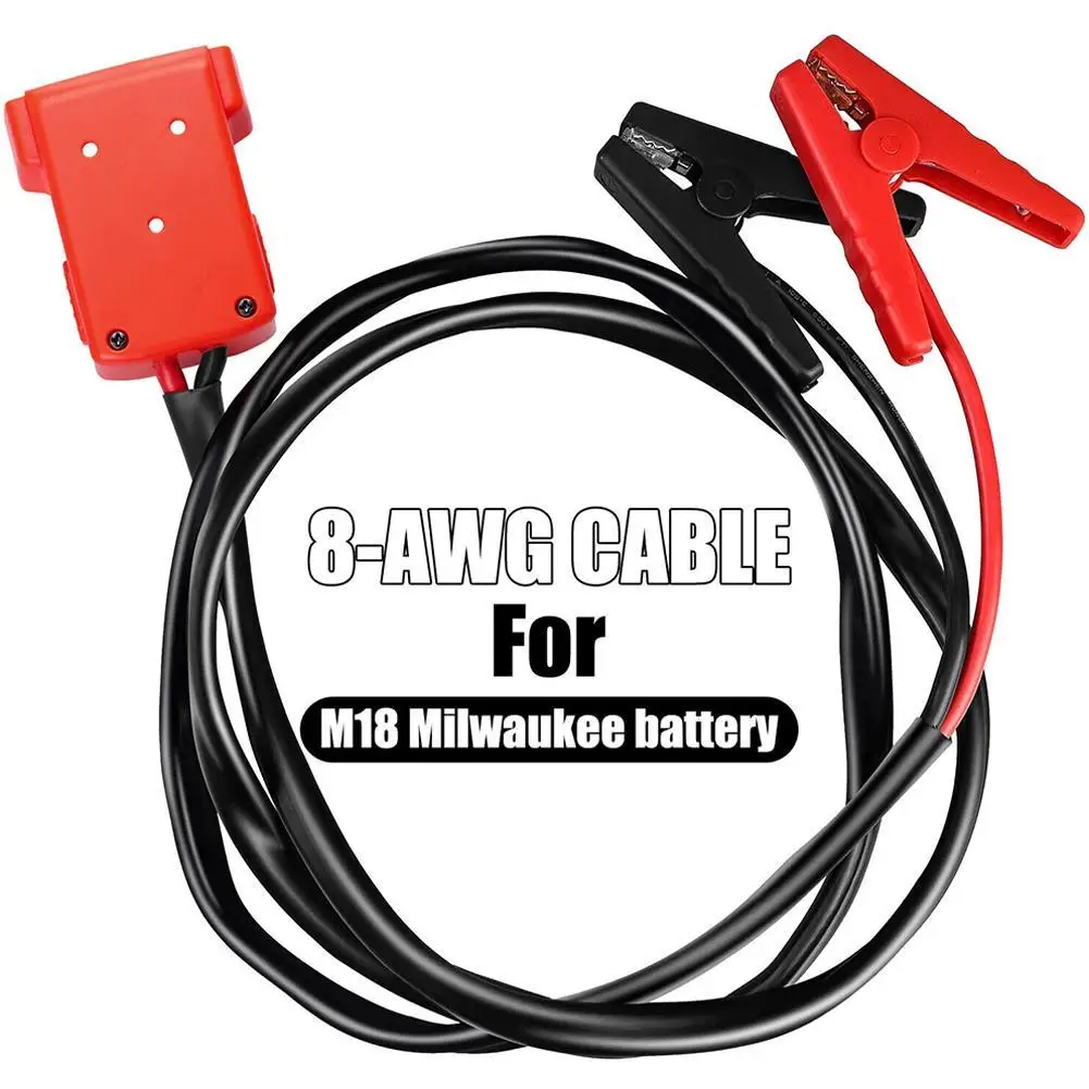 Car battery igniter Automotive emergency power kits 8AWG Cable 6.56ft For Milwaukee M18 Jumper Starter Jump Kit Power Tool Line