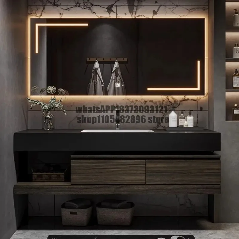 80cm Bathroom Vanity Cabinet With Sink And Mirror Cabinet Drawer Mirrors Furniture Column Narrow Storage Armario Baño Almacenaje