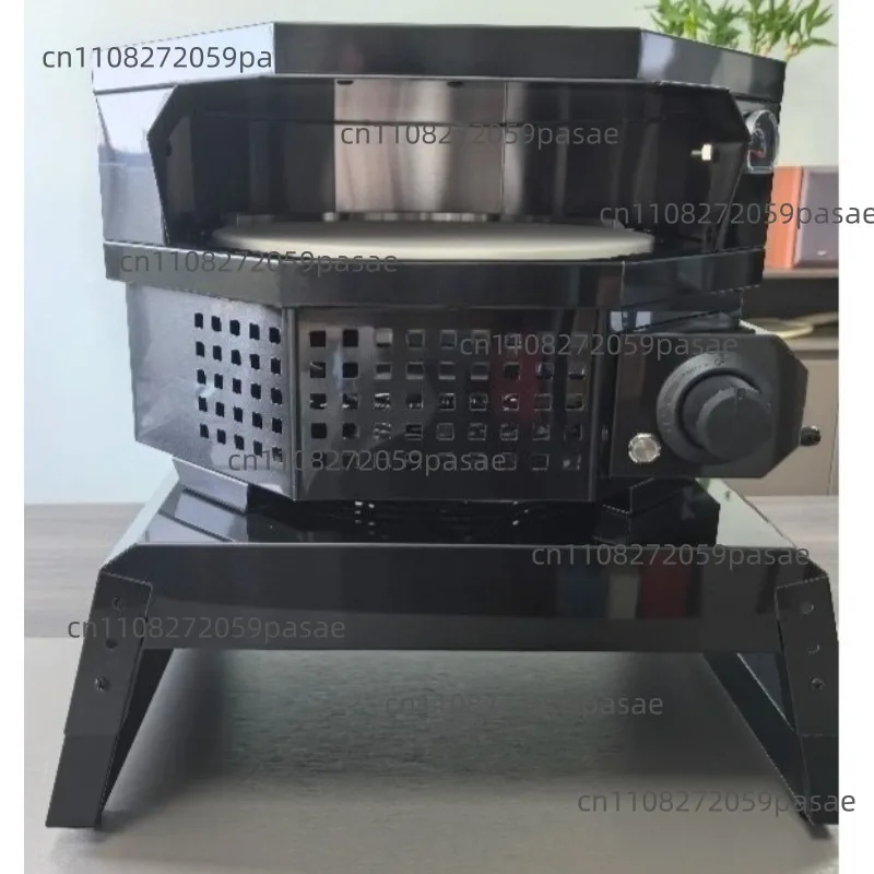 12-inch Pizza Oven with Electric Rotating Tray, Pizza Oven for Street Vendors