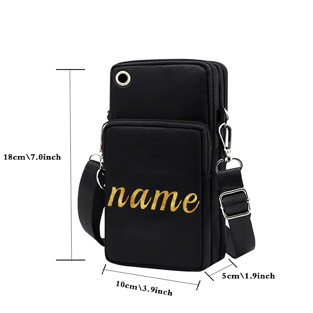 Personalized Customized Shoulder Bag for Men and Women, Messenger Bag, Simple Shoulder Bag, Portable Mobile Phone Bag