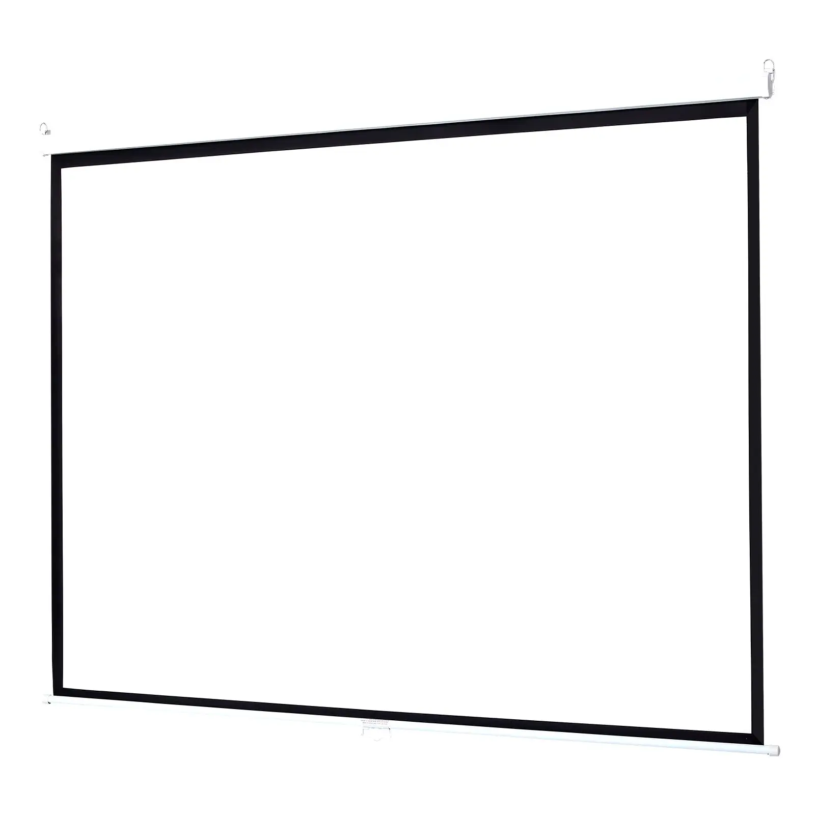 210cm  x 147cm 4:3 Manual Pull Down Retractable Projector Screen for Home, Education, and Business