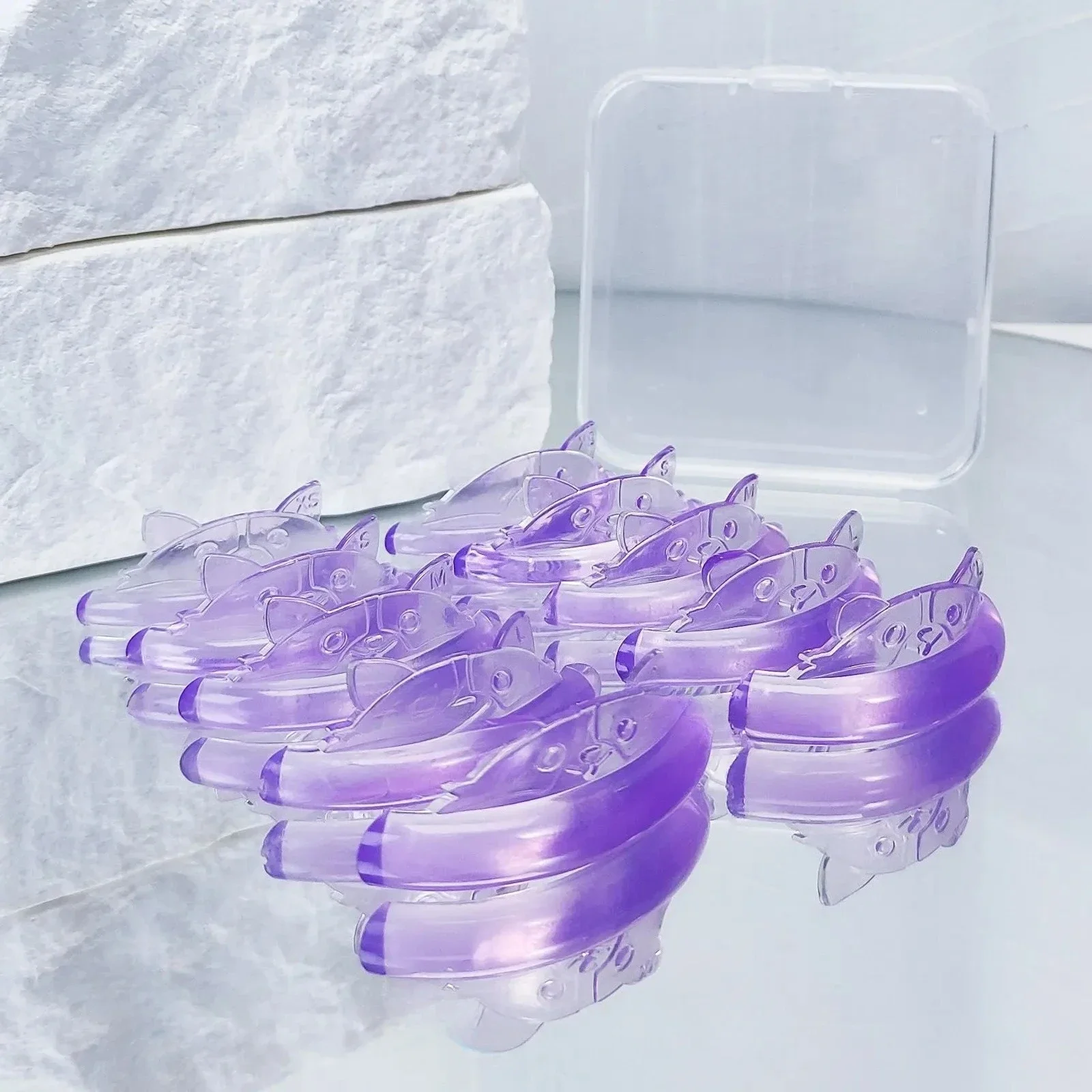 5 Pairs C Curl Silicone Eyelash Perm Pads Sticky Lashes Rod Shield Lifting 3D Eyelash Curler Accessories Makeup Tool view 6