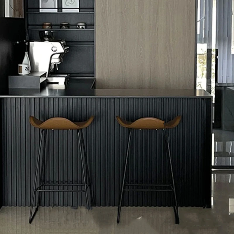 Black Nordic Reception Desks Stylish Counter Front Desk Reception Desks Office Luxury Mostrador Negocio Commercial Furniture