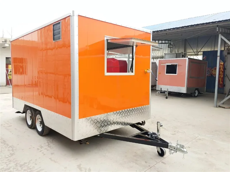 Australia Standard Churros Fast Food Trailer With Snack Machines