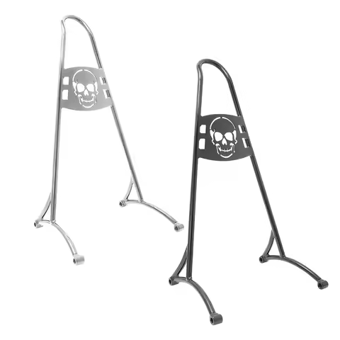 23" Tall Passenger Sissy Bar Backrest Compatible with Harley Sportster Iron Low 883 1200 XL Forty-Eight Nightster Roadster 2004-