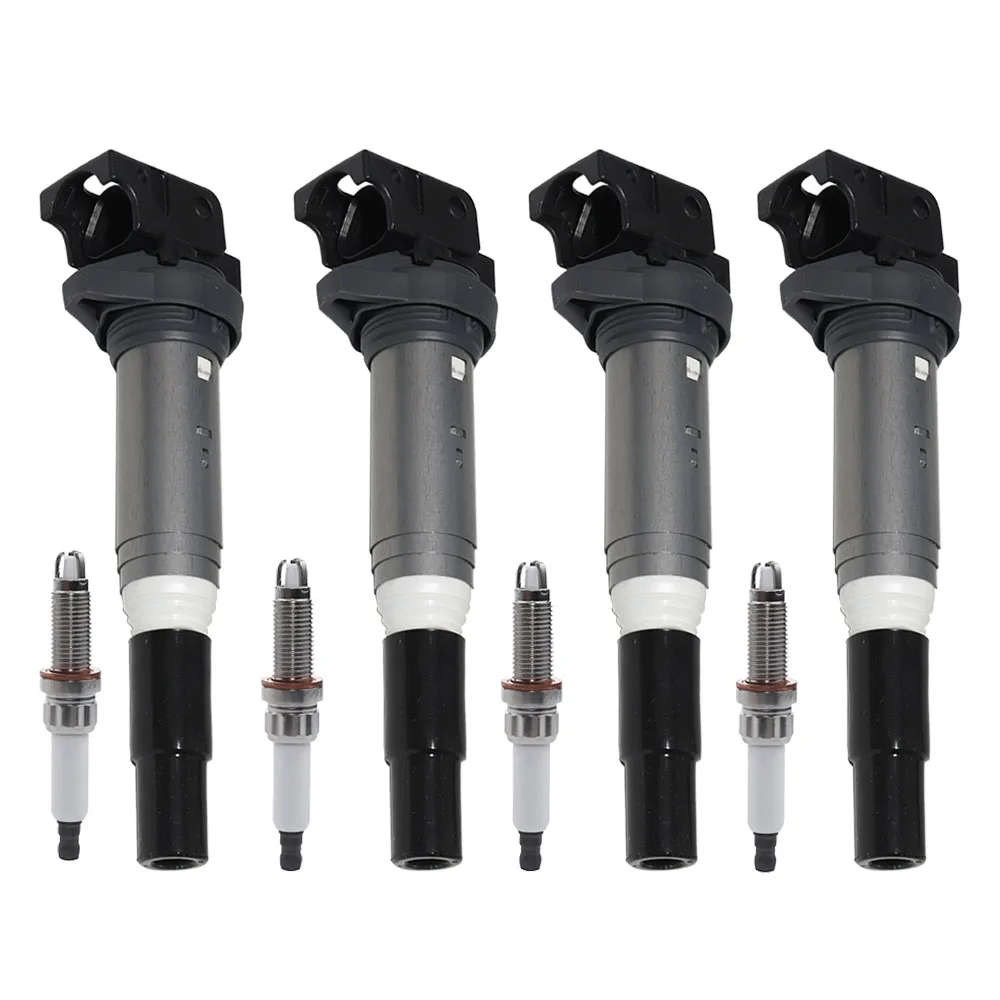 

4 шт. катушка зажигания для BMW 1 3 5 E81 E82 E87 E88 E90 E60 E61 116i 120i 320i 520i 2007-2013 12137559842 19005316 аксессуары
