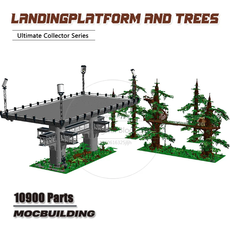 UCS Space Movie Landingplatform MOC Building Blocks Diorama Collection Model DIY Technology Bricks Display Toys Xmas Gifts