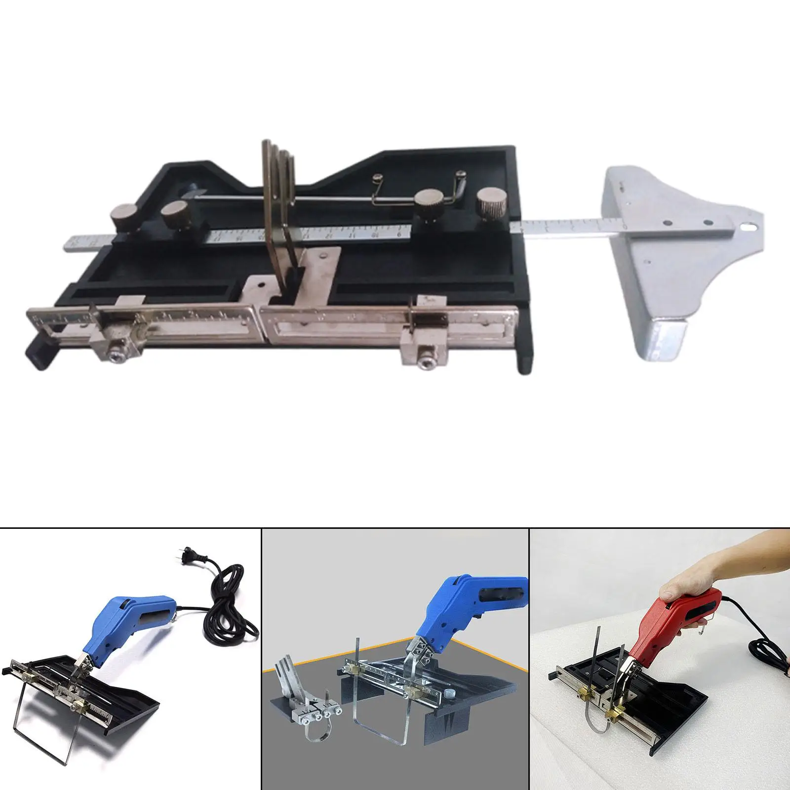 Foam Cutter Groover Plate Easy to Use Accessories Wear Resistant with Slotting Tool for DIY Handmade Small Cutting Project