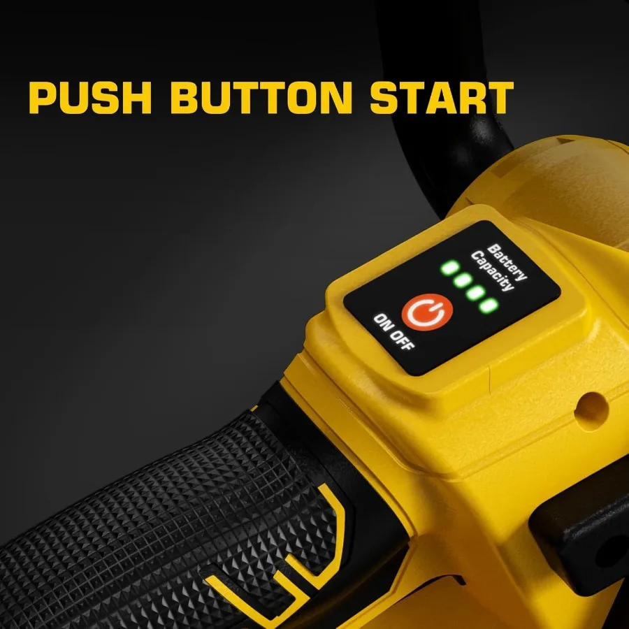 Motosierra inalámbrica sin escobillas de 12 pulgadas con 2 uds., batería de 4,0Ah y cargador, sistema de engrase automático, motosierra eléctrica portátil compacta para