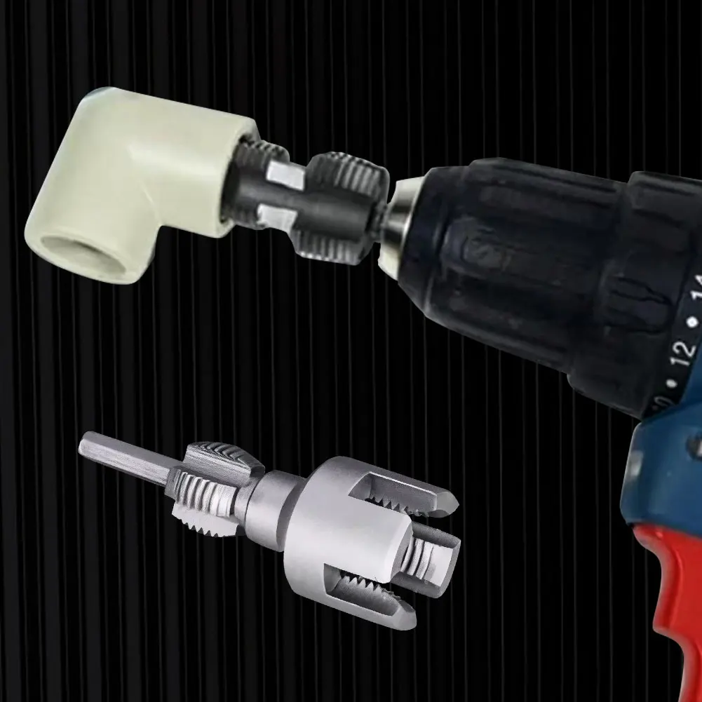 Strumento per infilare tubi interni ed esterni integrato Strumento per infilare tubi Strumento idraulico Strumento per filettatura tubi per trapano elettrico