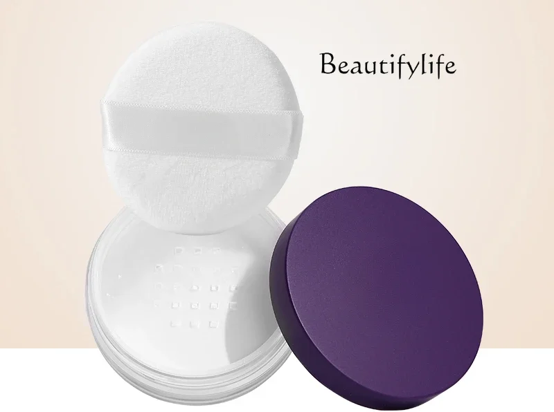 Loose powder setting, waterproof, sweat-proof, long-lasting oil control, no makeup removal, honey powder, advanced sense,