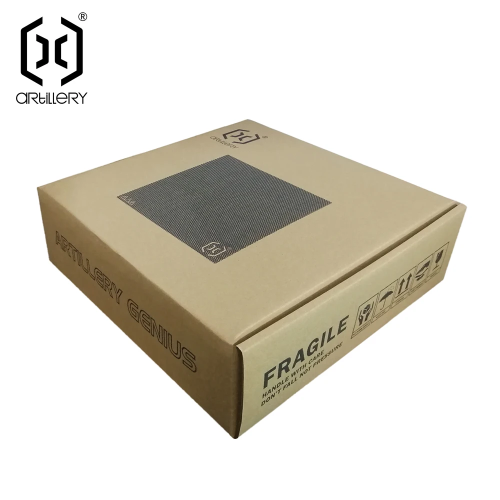 Artillery Genius & Genius Pro Grid Glass Bed Platform 230*230mm, 4mm With 4 Positioning Feet Original Parts