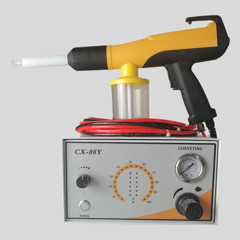 Experimental powder electrostatic spray gun spraying machine electrostatic powder spray gun spraying machine