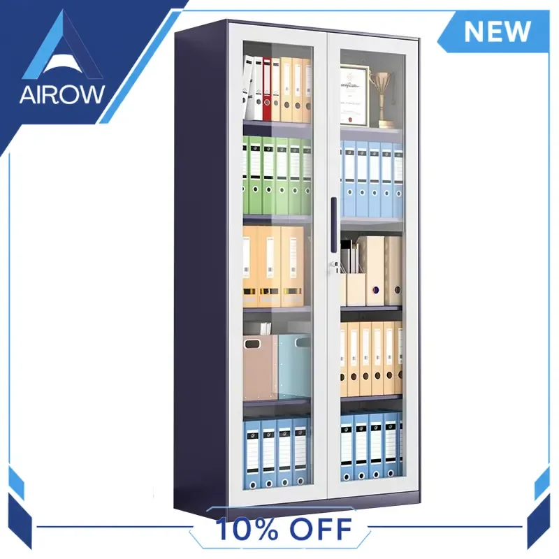 for Office Metal Filing Cabinet 2 Door Steel File Storage Locker with Lock Modern Furniture for School Home Business