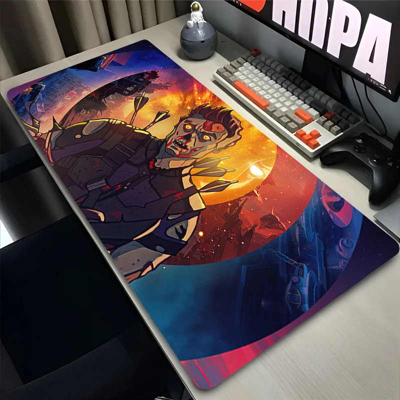 

Gaming Accessories Mousepad Large Hawkeye Office Table Mat Keyboard Extended Mouse Pad Gamer Laptop Rubber Edge Locking MouseMat