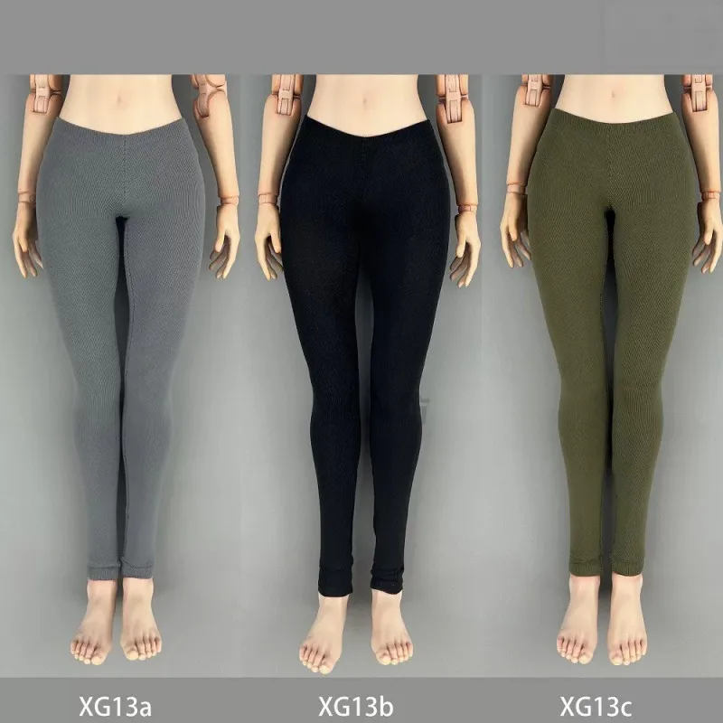 XRF XG013 1/6 Scale Elastic Leggings Fitness Yoga Pants Clothes Model Fit 12'' Female Soldier Action Figure Body