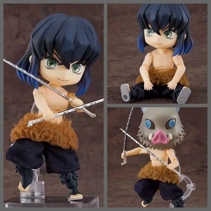 10cm Demon Slayer Hashibira Inosuke 1361 Action figure toys collection doll Christmas gift with box