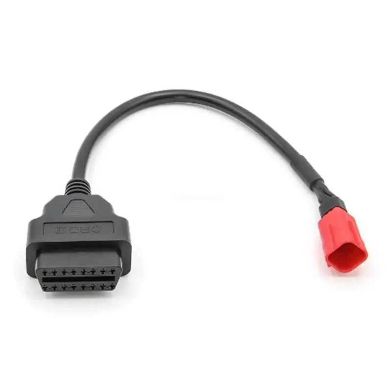 16 Pin to 6 Pin OBD2 Connector Diagnostic Tool Adapter Cable for Motorcycles ATV Dropship