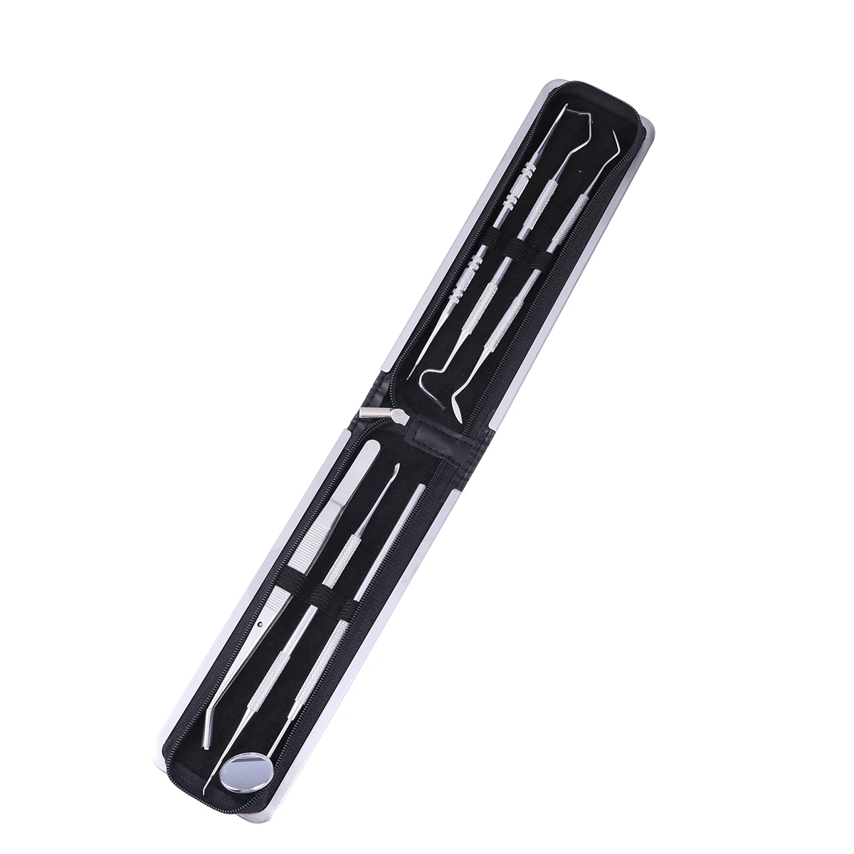 

6 Pcs Cleaning Tools Stainless Steel Dental Set al Clean Tool Teeth Kit Portable Tweezer Probe Durable Lightweight