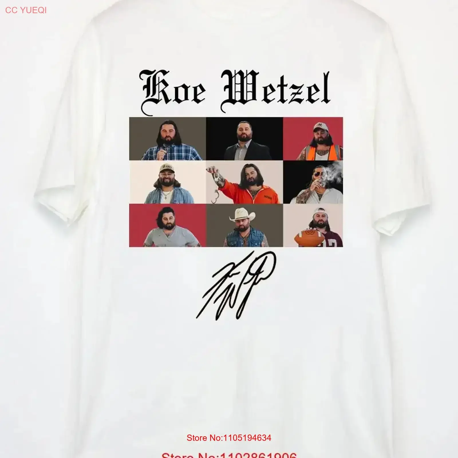 HOT NEW Koe Wetzel COLLAGE T shirt All sizes S to 5Xl 97 vintage Washed fashion graphic streetwear designer clothes Casual