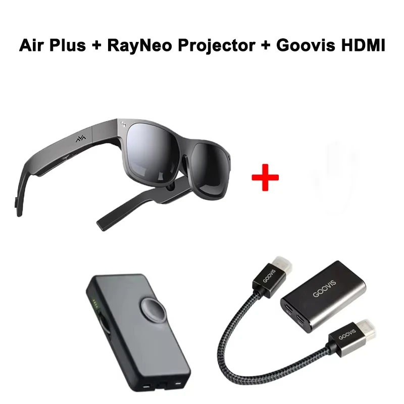TCL NXTWEAR S+ RayNeo Air plus AR Glasses 215-Inch HD 120Hz Micro