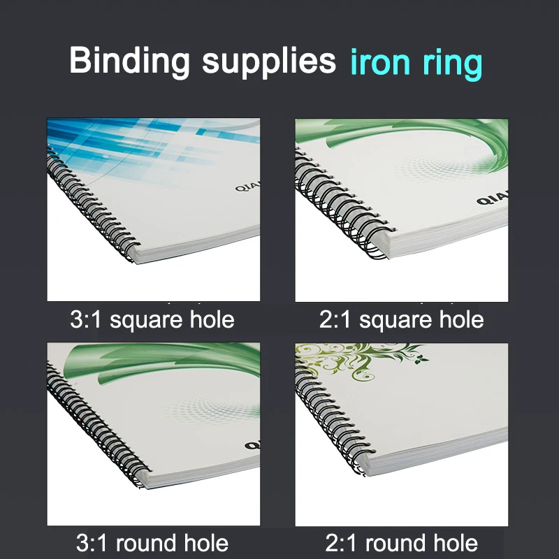 Imagem -05 - Máquina de Binding de Fio Inteligente Round Contract com Mesa de Dois Fios Calendário Punção