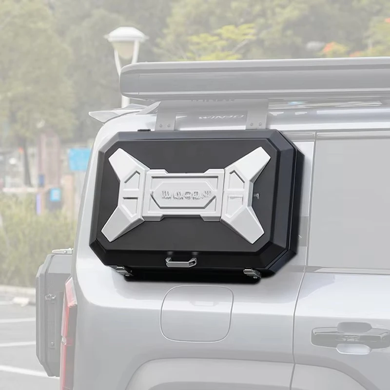 High Quality Car Modified Parts Aluminum Alloy Storage Box  Tool Side Box for  Leopard 5 Accessories
