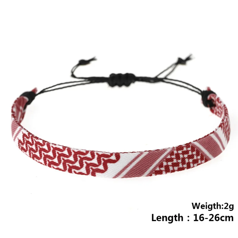 Fashion Classic Ethnic Style Handwoven Fabric Multicolor Bracelet Men Women Accessories Casual Daily Jewelry Gifts