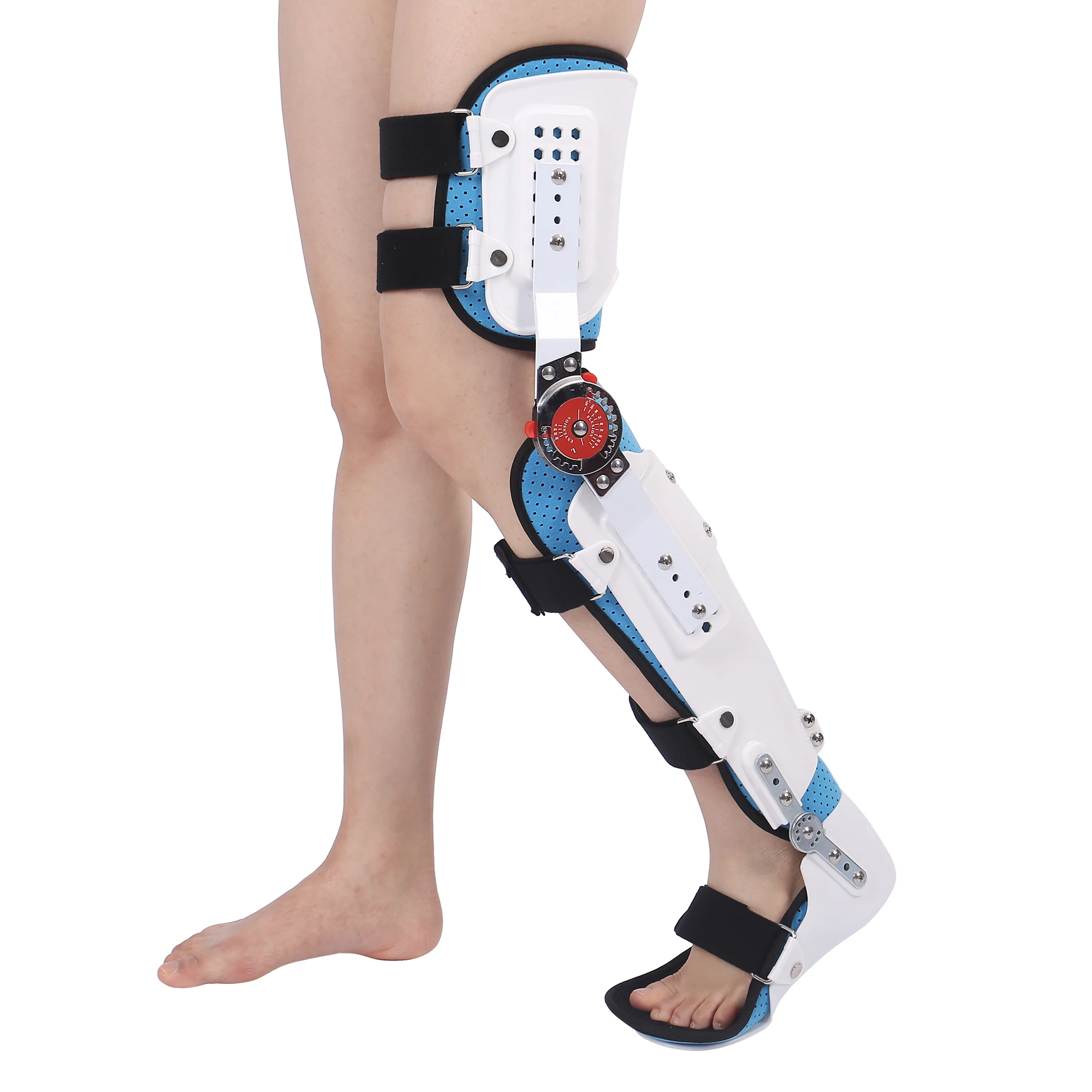 Knee Orthosis Support Joint Stabilizer Ankle Foot Orthosis Braces Hip Walking Fixed Walking Boots Knee Rehabilitation Equipment