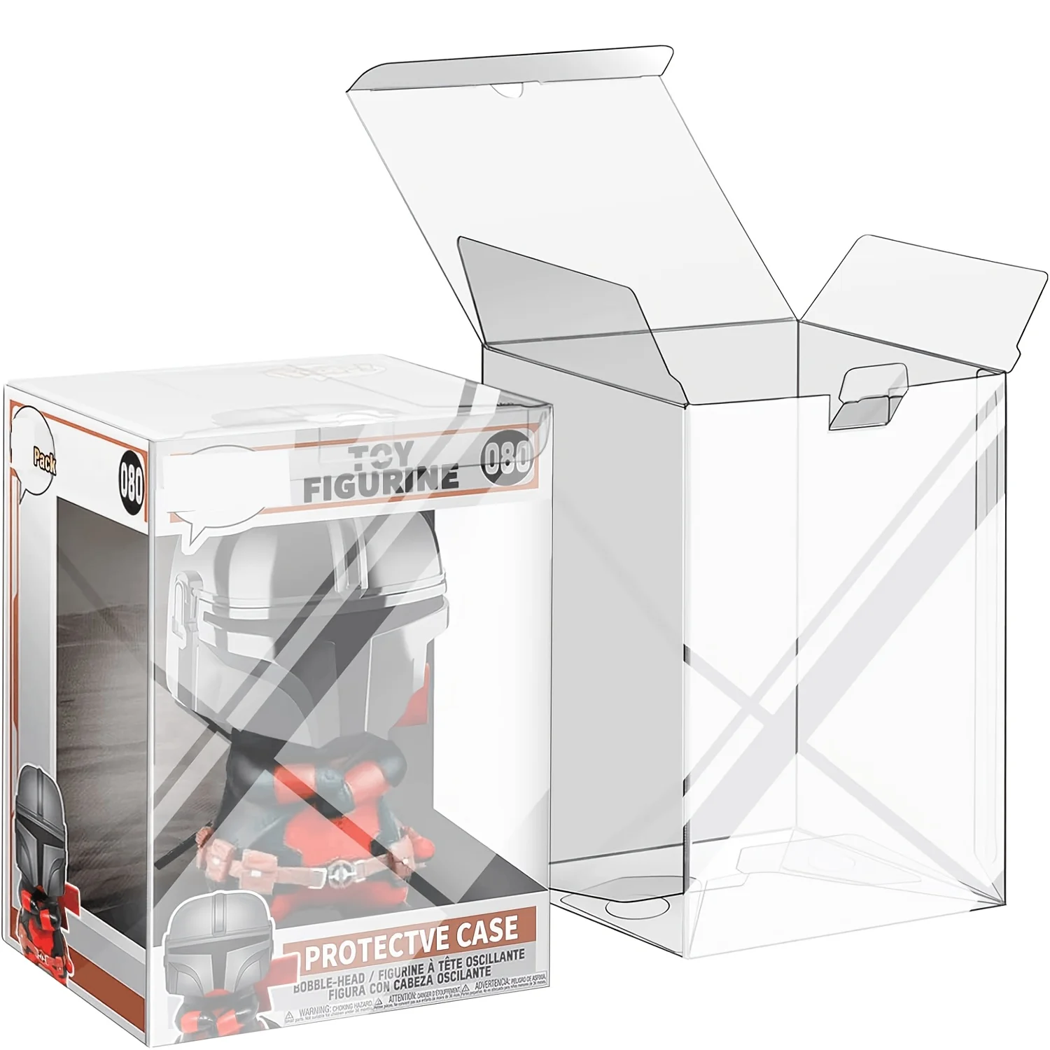 Clear Pop Display Case Compatible with 4