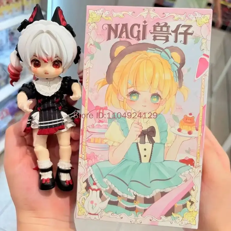 Autêntico nagi besta quarta geração xiaoyao jogo série caixa cega boneca móvel 12 pontos bjd jogo na moda artesanal presente ornamento