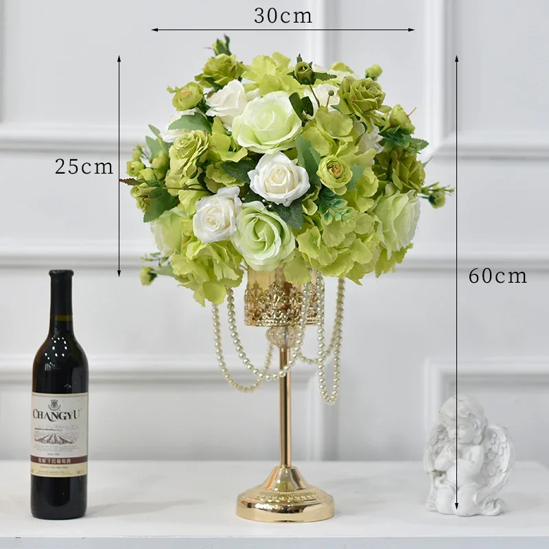 Retro hotel bar KTV table flower villa living room simulation decoration ornament dining table flower ornament