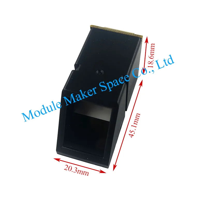 As608 módulo sensor leitor de impressão digital módulo óptico de impressão digital para arduino fechaduras interface de comunicação serial