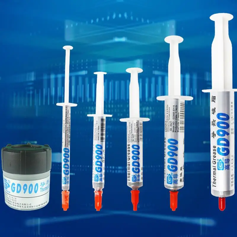 GD900 Thermal Grease Paste Conductive 1g 7g 15g 30G Silicone Plaster Heat Sink Compound High Performance Cooler For CPU GPU