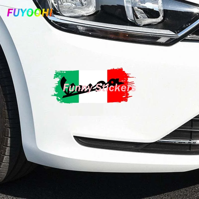 FUYOOHI Play Stickers for Vespa Car Stickers Waterproof Decal Trunk Graffiti Surfboard Motorcycle Decals Vinyl Car Accessoires