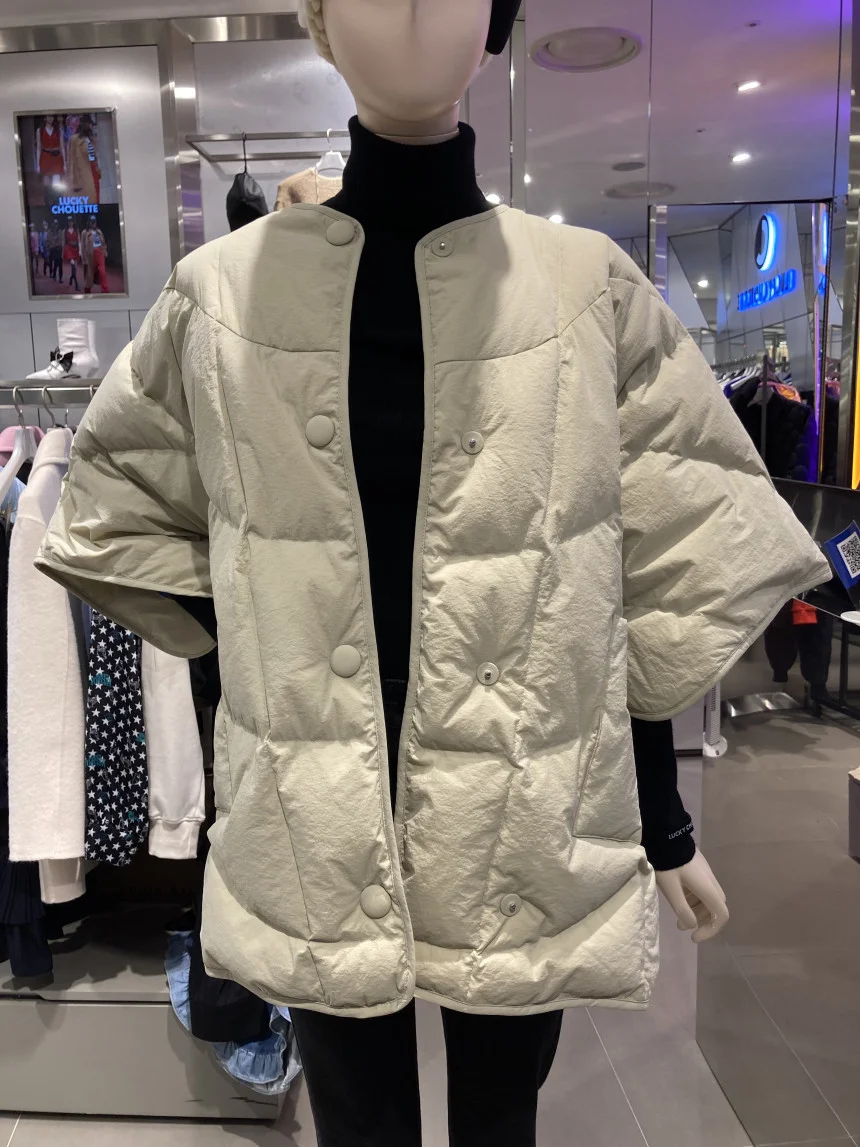 

ROSE Casual Style Mid-Length Hooded down Jacket with Scarf 90% Goose down Filling Warm Zipper Closure Long Sleeve Women'...